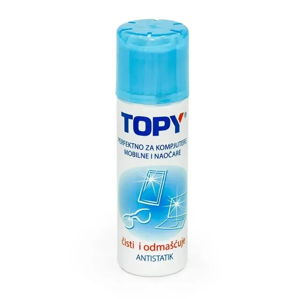 TOPY Sprej za čišćenje 120 ml + Mikrofiber krpica