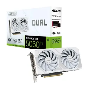 ASUS Dual GeForce RTX 5060 Ti 16GB GDDR7 White OC Edition