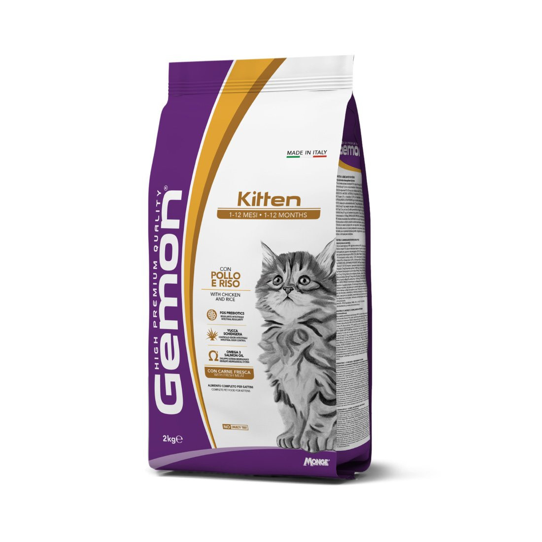 Gemon Cat Kitten Piletina/riža hrana za mačiće 2 kg
