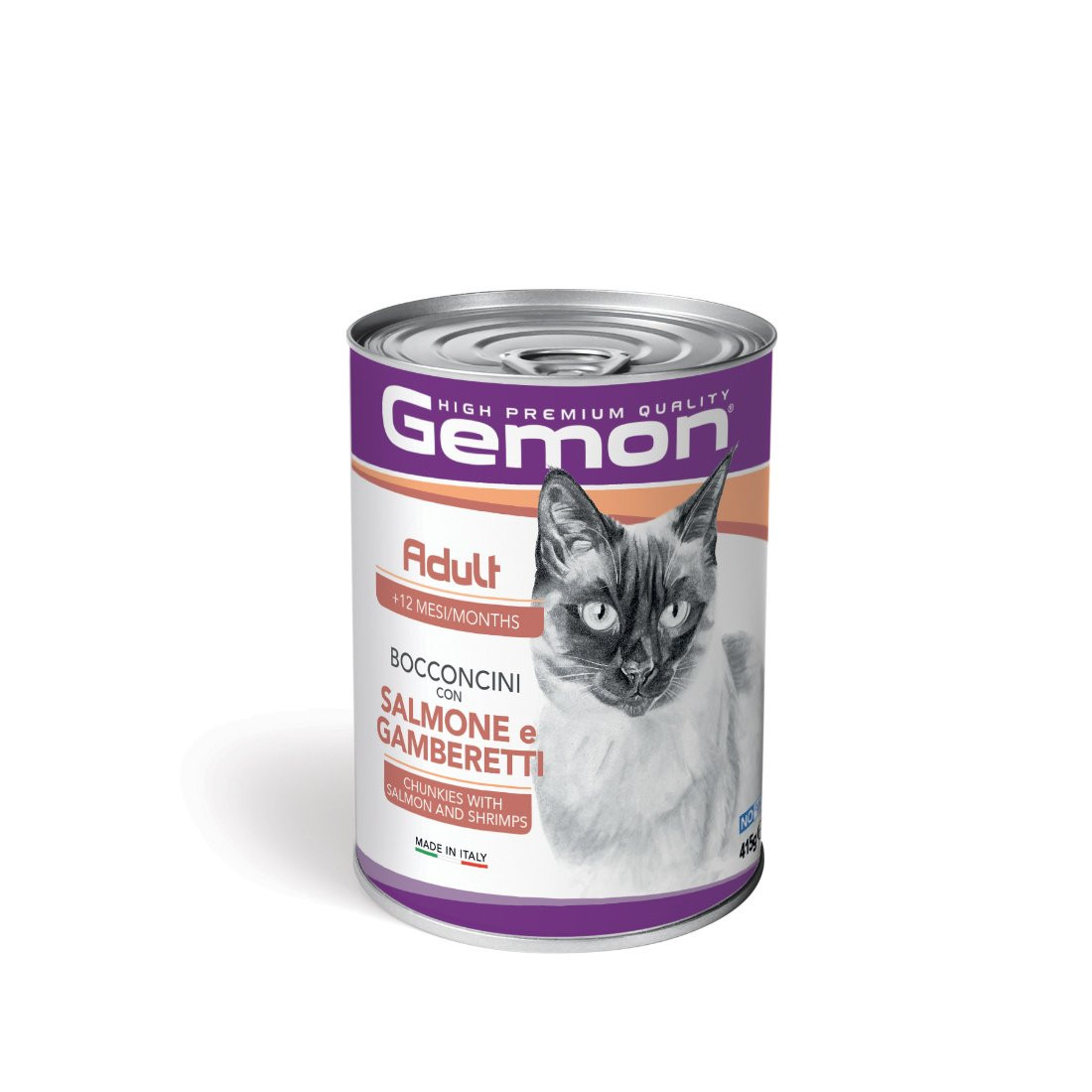 Gemon Adult Losos i račići konzervirana hrana za mačke 415 gr