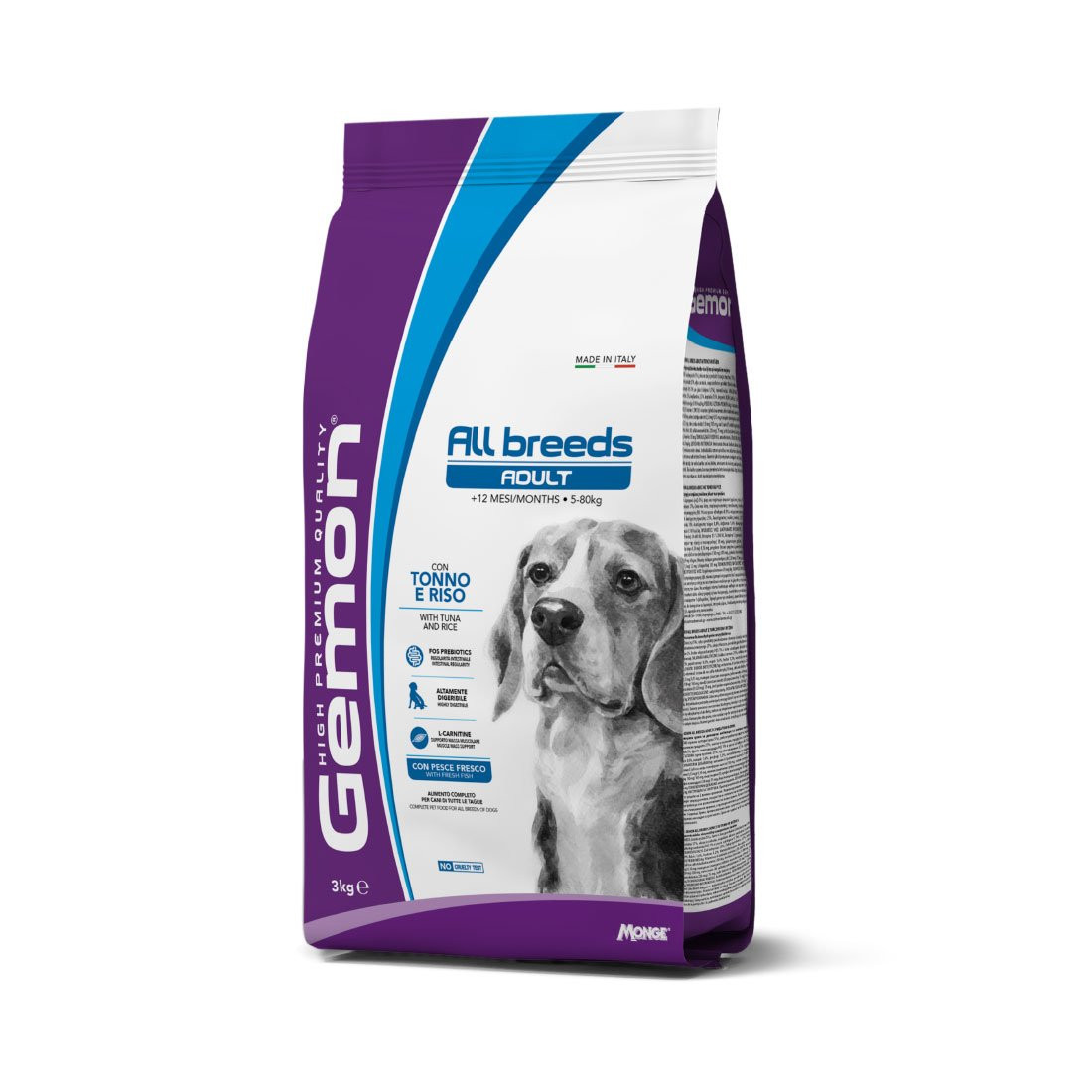 Gemon Dog Medium Adult Tuna i Riža hrana za pse 3 kg
