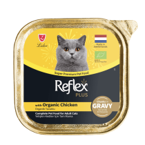 Reflex Plus mesni komadići organska piletina u umaku za odrasle mačke