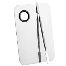 Metalna paleta za boje i špatula