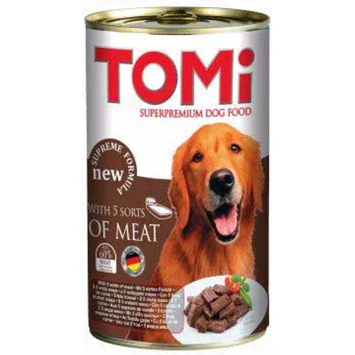 TOMI Konzerva za pse Meso 5 vrsta u sosu