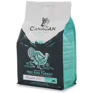CANAGAN Dental, ćuretina iz slobodnog uzgoja, za mačke, bez žitarica