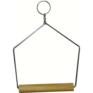 FLAMINGO Igračka za ptice Ljuljaška metalna sa drvenom stajalicom