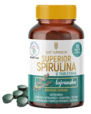 Spirulina u tabletama (organski proizvod) 75 g Just Superior