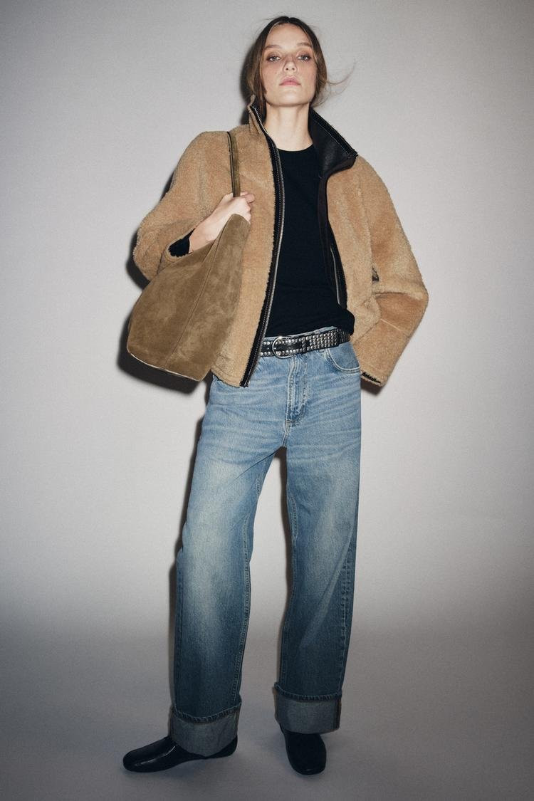 MAKSI SHOPPER TORBA OD PREVRNUTE KOŽE