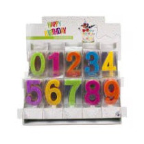 RODJENDANSKE SVECE MAXI GLITTER