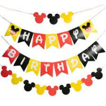 MICKEY MOUSE PARTY BANER