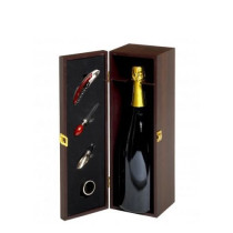 Drvena kutija za vino sa priborom